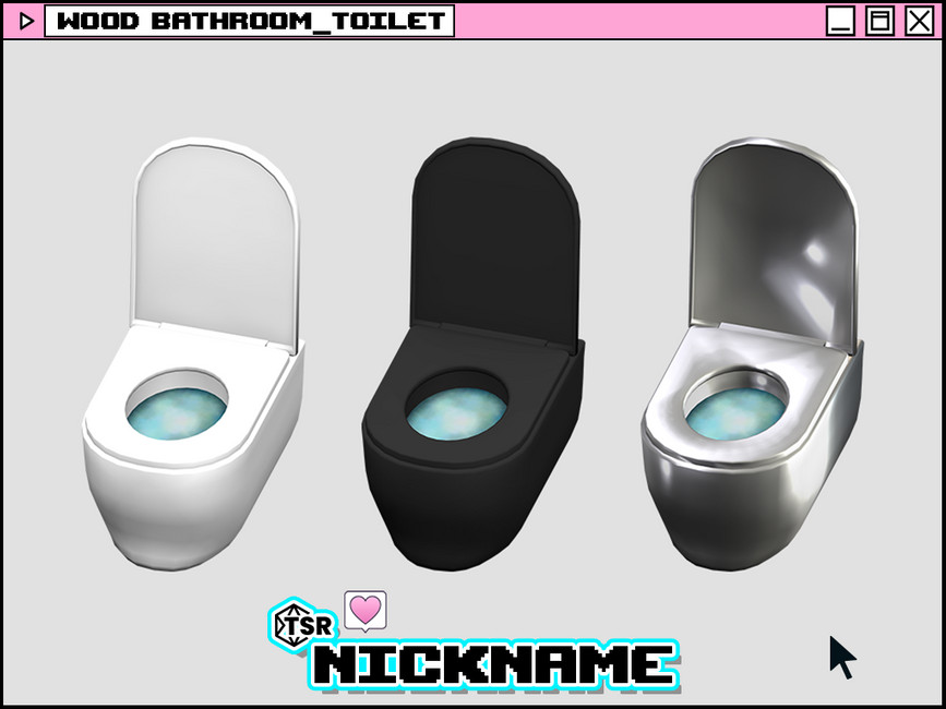 The Sims Resource wood bathroom_toilet