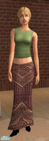 Sims 2 — African Print Skirt 10 by sweetokie80 — I found these swatches and fell in love with them. I just couldnt wait