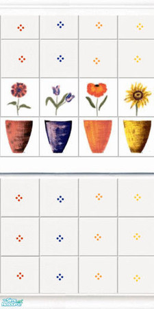 Sims 2 — Flower pots 2 by devilishdawn —  