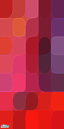 Sims 2 — Bubblegum by s00z — This trippy retro wallpaper will melt your sims minds.