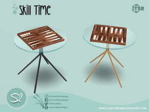 Sims 4 — Skill Time backgammon by SIMcredible! — by SIMcredibledesigns.com available exclusively at TSR 4 colors +