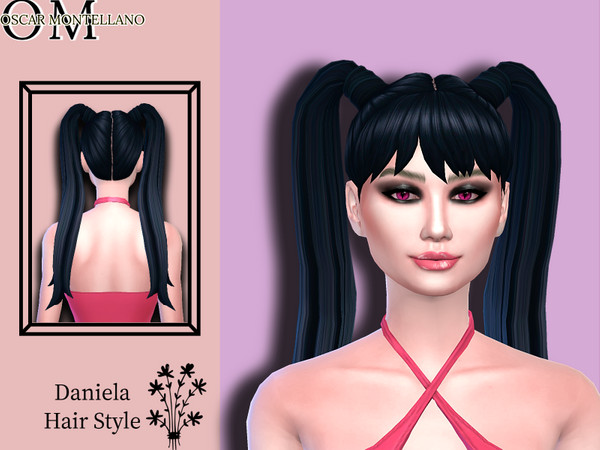 The Sims Resource - Daniela Hair Style