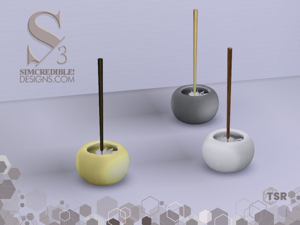 Sims 3 — Latitude Toilet Brush by SIMcredible! — SIMcredibledesigns.com