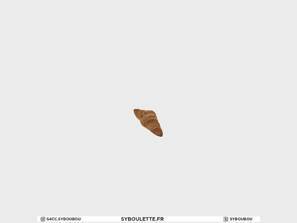 Sims 4 — Boulangerie - Decor croissant by Syboubou — This is a decor croissant.