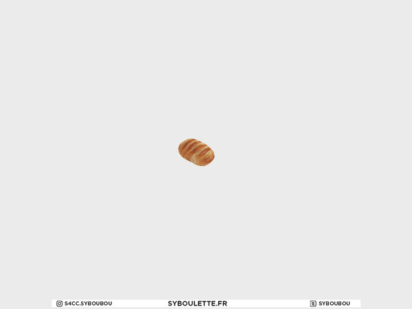 Sims 4 — Boulangerie - Decor pain au lait by Syboubou — This is a decor pain au lait.