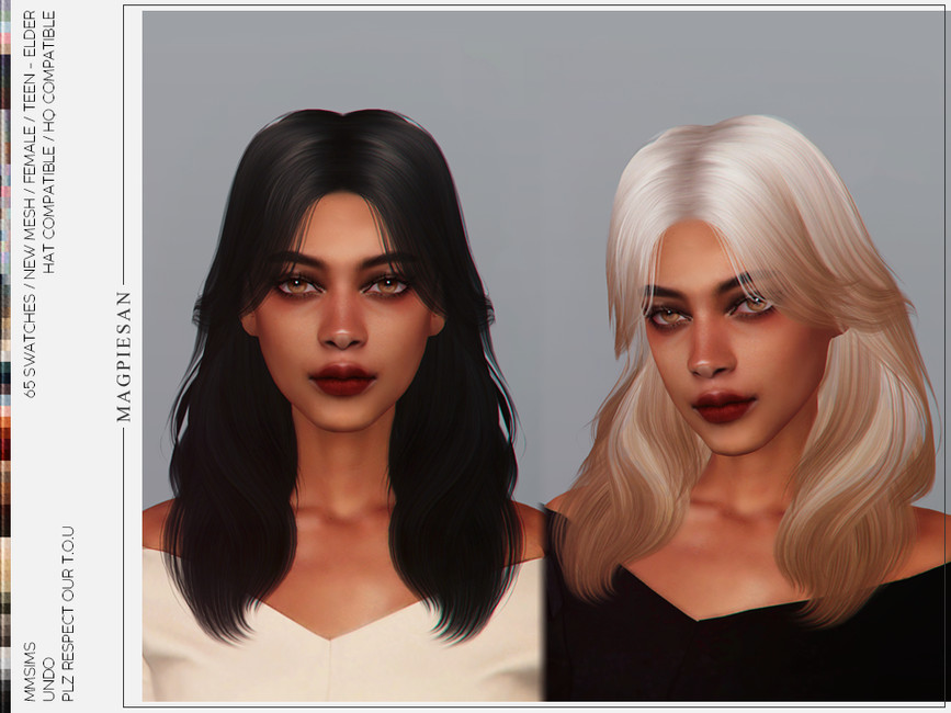 The Sims Resource - [PATREON] Undo Hair