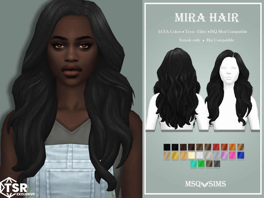 The Sims Resource - Mira Hair