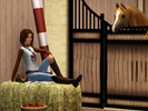Sims 3 — Laying in the Stables posepack by Uvcsi — It's my first posepack. Five poses to young adult and adult females.