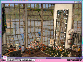 Sims 4 — industrial window 2 tile by NICKNAME_sims4 — industrial window 2 tile 12 package files. industrial window 2x3
