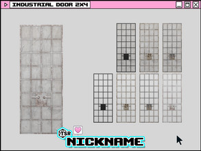 Sims 4 — industrial door 2x4 by NICKNAME_sims4 — industrial door 9 package files. industrial door 1x3 industrial door 1x4