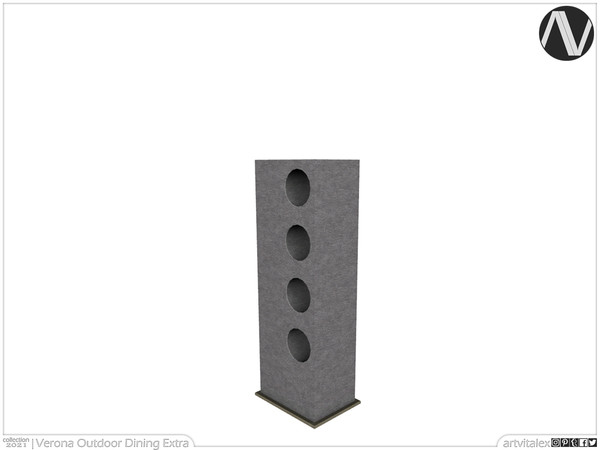 Sims 3 — Verona Wine Holder by ArtVitalex — Outdoor And Garden Collection | All rights reserved | Belong to 2022