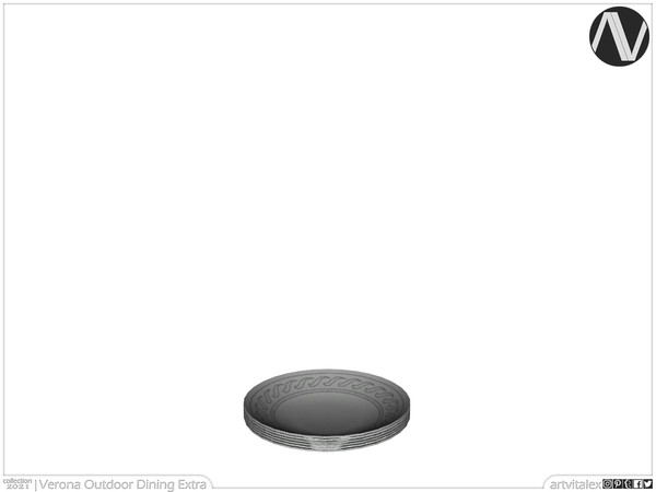 Sims 3 — Verona Plates by ArtVitalex — Outdoor And Garden Collection | All rights reserved | Belong to 2022