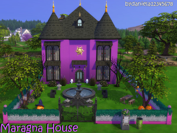Sims 4 — House Maragna by daniela12345678 — this house is by Morgana Maragna, it contains a bathroom, two living rooms
