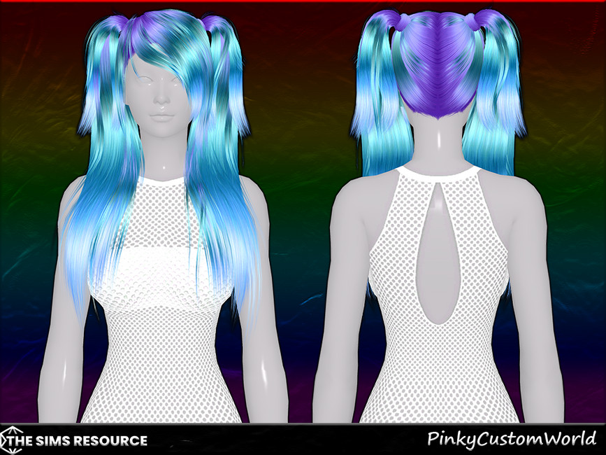The Sims Resource - Fantasy Retexture of Generated hair by JavaSims