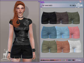 Sims 4 — KHAKI SHORTS / RECOLOR by DanSimsFantasy — Garment ideal for tropical environments. It has 28 samples Location:
