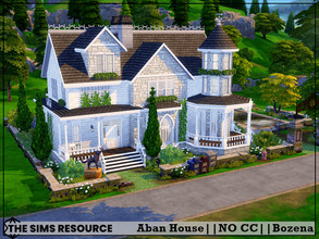 Sims 4 — Aban House by Bozena — The house is located in the Windenburg . Unfurnished Lot: 40 x 30 Value: $ 53 781 Lot
