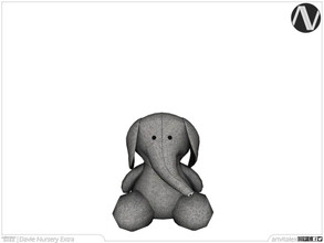 Sims 4 — Davie Teddy Elephant by ArtVitalex — Nursery Collection | All rights reserved | Belong to 2022 ArtVitalex@TSR -