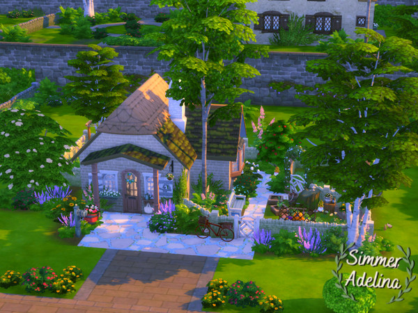 Sims 4 — Tiny Cottage by simmer_adelaina — This tiny cottage is the perfect place for a sim who enjoys spending time