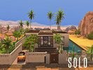 Sims 4 — SOLO by soulsistersims — Modern House in Oasis Springs. Maybe for a small Family or a Single.