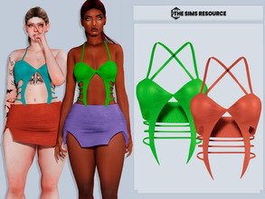 Sims 4 — Cendella Top by couquett — Beautiful Top -12 Swatches - HQ mod compatible - all Lod - All Map - Custom thumbnail