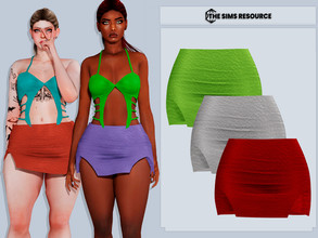 Sims 4 — Cendella Skirt by couquett — Beautiful Skirt -11 Swatches - HQ mod compatible - all Lod - All Map - Custom