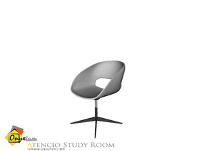 Sims 3 — Atencio Chair by Onyxium — Onyxium@TSR Design Workshop Study Room Collection | Belong To The 2022 Year