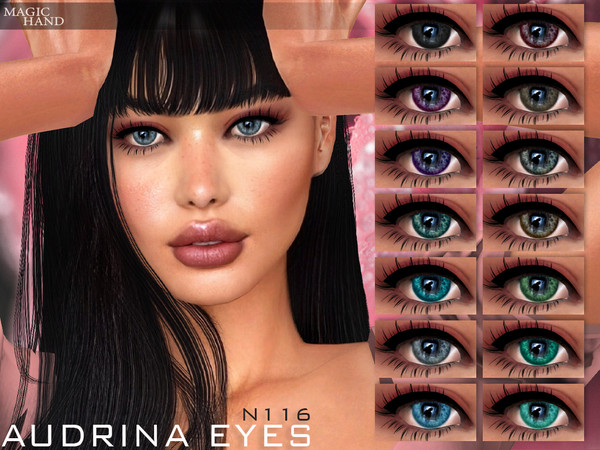 Sims 4 — Audrina Eyes N116 by MagicHand — Colorful eyes for males and females in 18 swatches - HQ Compatible. Preview -