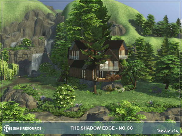 Sims 4 — The Shadow Edge NoCC by Sedricia — The Shadow Edge NoCC Cordelia's Secret Cottage, Henford-On-Bagley Modern Tree