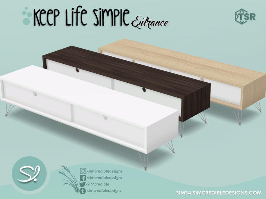 The Sims Resource Keep Life Simple Entrance Sideboard