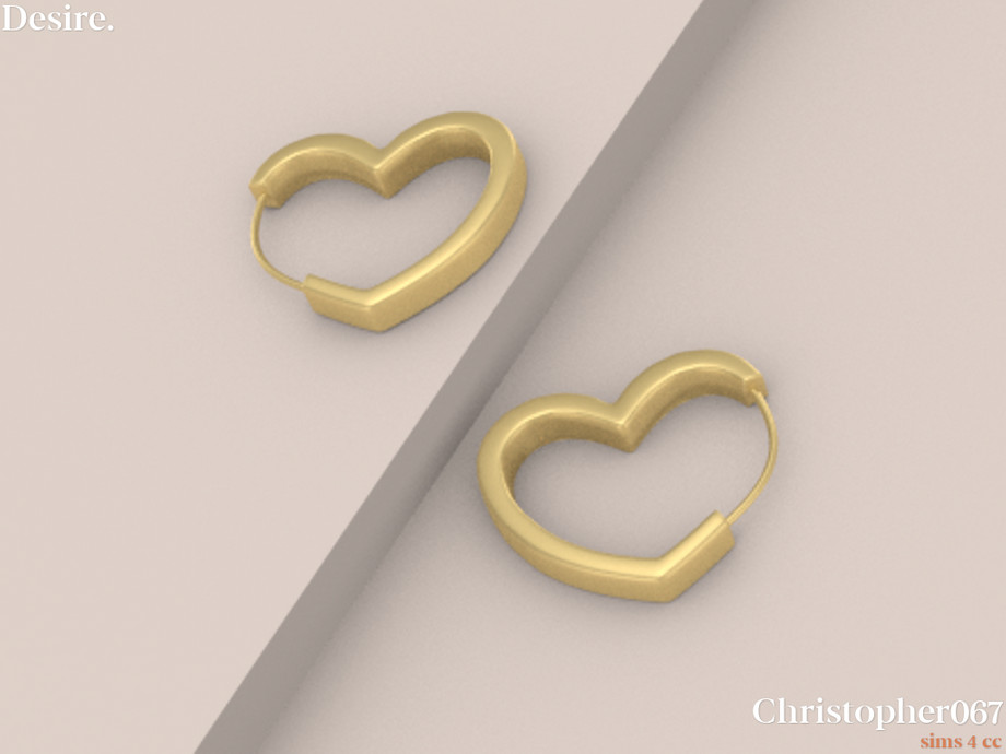 The Sims Resource - Desire Earrings