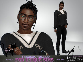 Sims 4 — Fernando Vallejo by Merit_Selket — As a ambitious, cheerful, Bookworm, Fernando focus on his Academic career