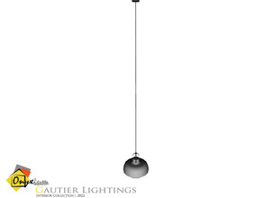 Sims 4 — Gautier Ceiling Lamp Tall by Onyxium — Onyxium@TSR Design Workshop Lighting Collection | Belong To The 2022 Year