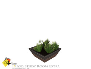 Sims 3 — Diego Plant by Onyxium — Onyxium@TSR Design Workshop Study Room Collection | Belong To The 2022 Year