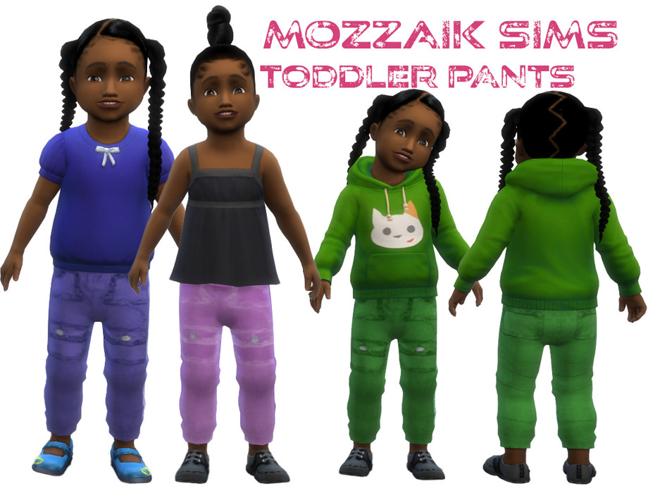 The Sims Resource - Toddler Denim Pants
