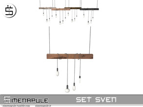Sims 4 — Set Sven - Ceiling Lamps by Simenapule — Set Sven - Ceiling Lamps 5 colors