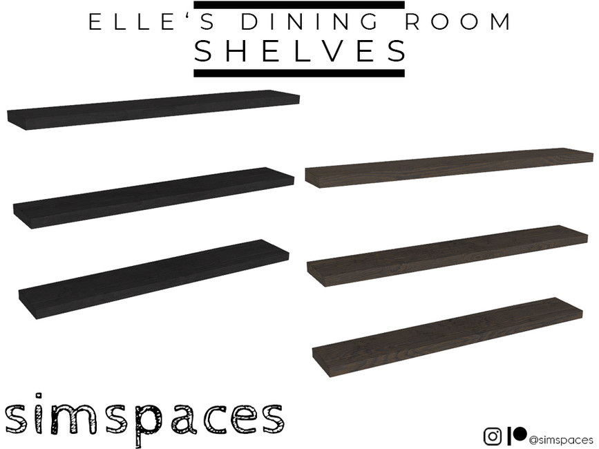 The Sims Resource Elle's Dining Room shelves