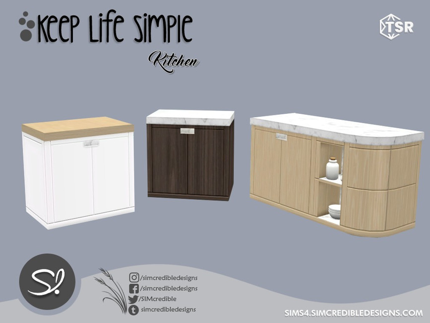 The Sims Resource Keep Life Simple Kitchen Counter