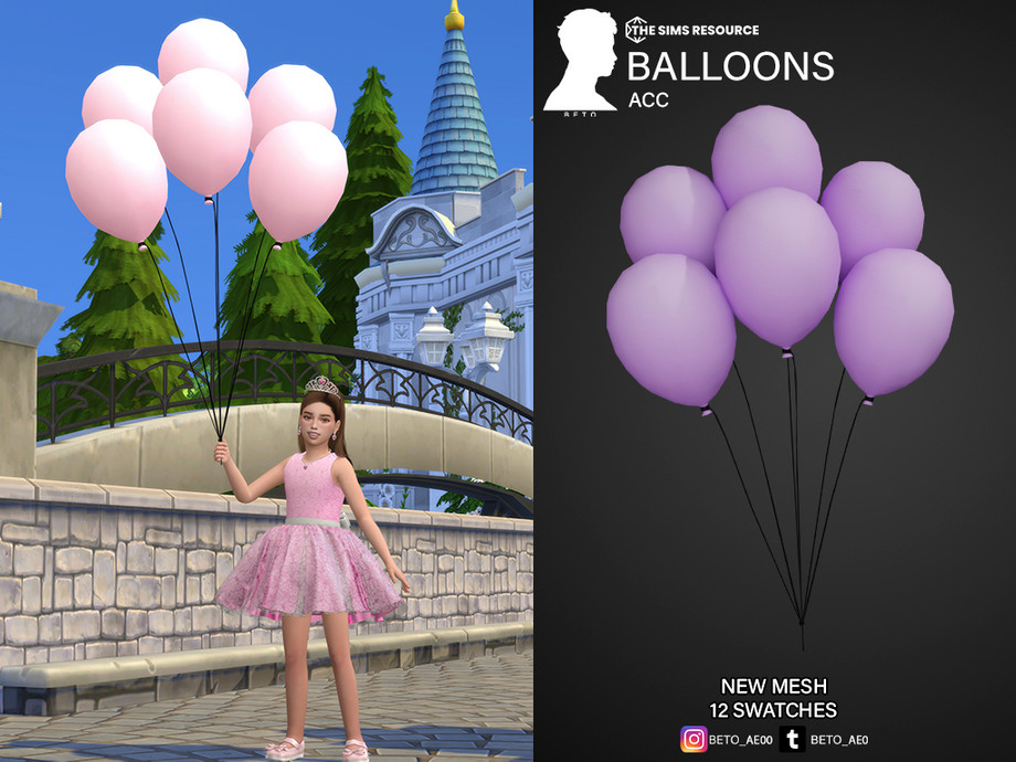 The Sims Resource Balloons Acc