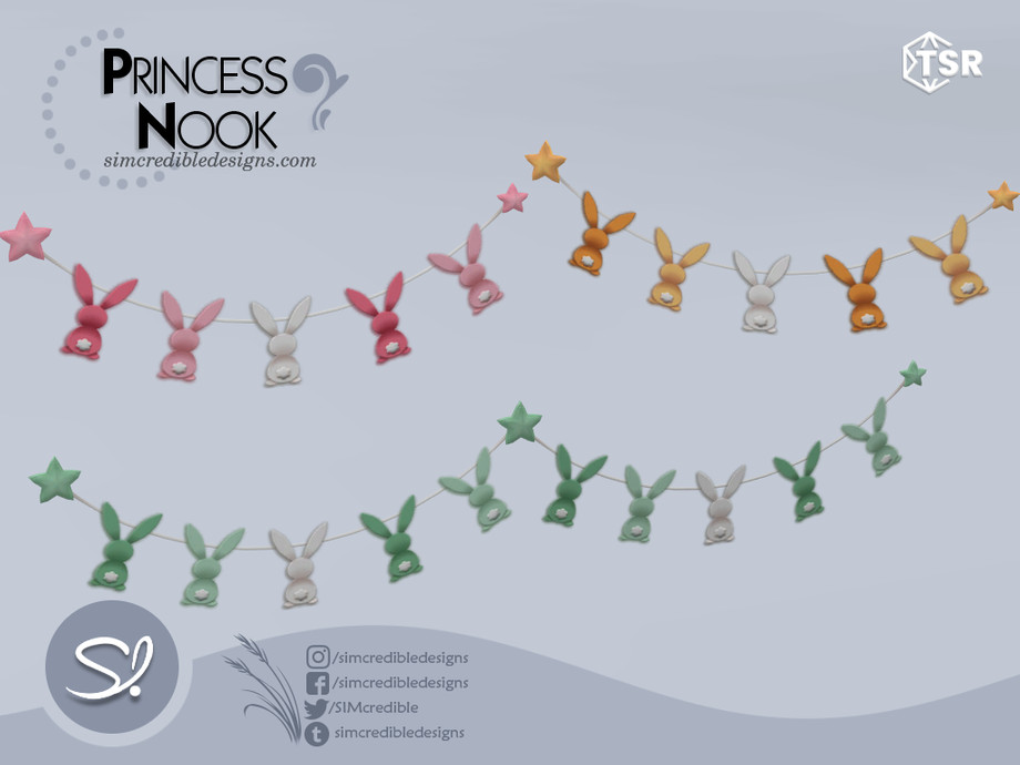 SIMcredible!'s Princess Nook String Pennant Bunny