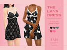 Sims 4 — The Lana Dress by JLVIA — The Lana Dress - Comes in 5 unique color swatches