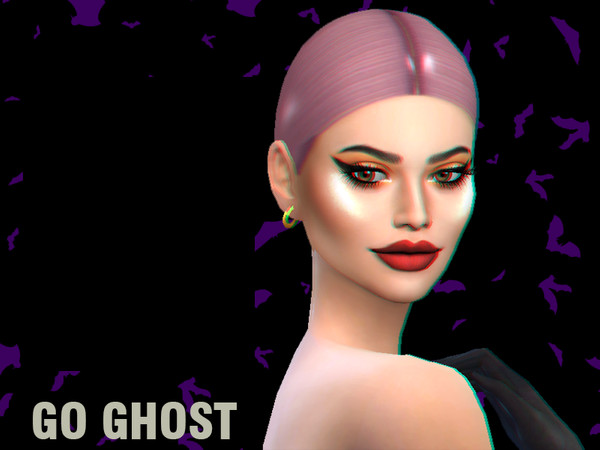 Sims 4 — GO GHOST by Kylie_Cosmetics — -Go Ghost is a jade with gold shimmer.