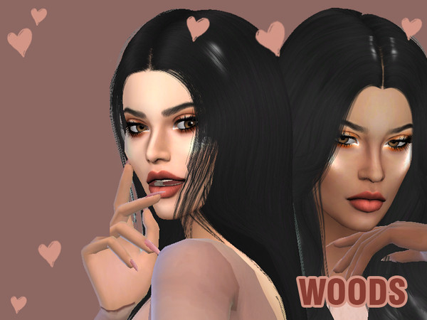 Sims 4 — WOODS by Kylie_Cosmetics — -Woods is a matte warm deepened rose.