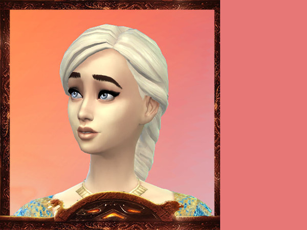 Sims 4 — Daenerys Targaryen Khaleesi by muza — Khaleesi for Game of thrones