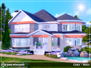 Sims 4 — Cora - Nocc by sharon337 — Cora is a 3 Bedroom 3 Bathroom Detached House. Perfect for a family of 5. It's built