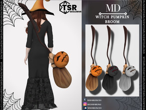 Sims 4 — witch pumpkin broom -Adult - Halloween 2022 by Mydarling20 — new mesh base game compatible all lods all maps 8