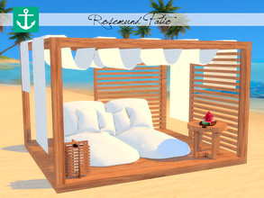 Sims 4 — Rosemund Patio by zarkus — Rosemund Patio is an exotic outdoor set for people who loves a touch of summer all