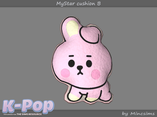 Sims 4 — MyStar cushion B by Mincsims — Basegame Compatible 1 swatch Used images were licensed from Adobe Stock.