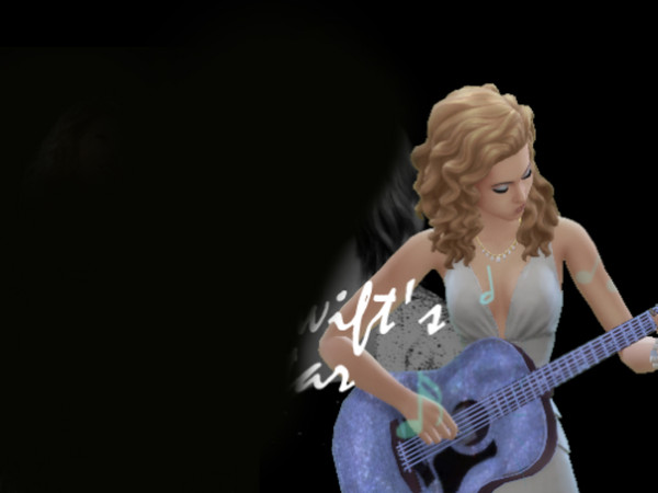 Sims 4 — Taylor Swift glitter guitar by spencermartinez — made for sims 4. It's my first cc. hope you like it.