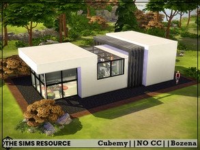 Sims 4 — Cubemy by Bozena — The house is located in the Windenburg. Lot: 30 x 20 Value: $ 45 096 Lot type: Residential