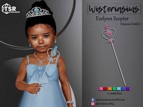 Sims 4 — Evelynn Scepter (STIGMATA for Toddler poses) by WisteriaSims — **FOR TODDLER **NEW MESH - Bracelet Category
